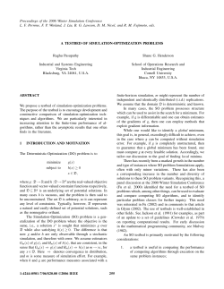 A Testbed of Simulation