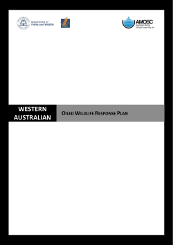 Western Australian Oiled Wildlife Response Plan (WAOWRP)