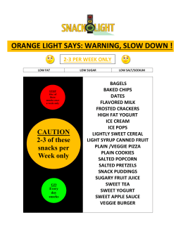 orange light says: warning, slow down