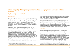 Rising Inequality - Grattan Institute