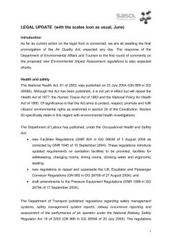 Health and safety - International Association for Impact Assessment