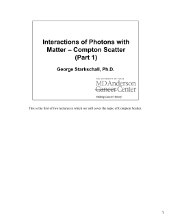 This is the first of two lectures in which we will cover the topic of