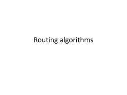 Routing algorithms