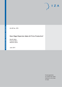 Does Wage Dispersion Make All Firms Productive?