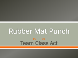 Rubber Mat Punch