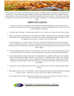 Fall Activities and Back Health