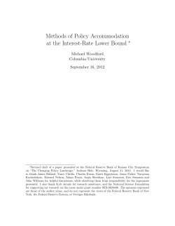 Methods of Policy Accommodation at the Interest