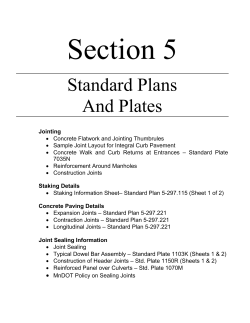 Section 1 - Minnesota Department of Transportation