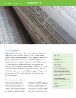 Brandeis University Economics