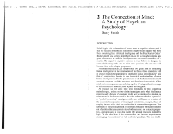 2 The Connectionist Mind: A Study of Hayekian