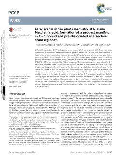 Early events in the photochemistry of 5-diazo Meldrum`s acid