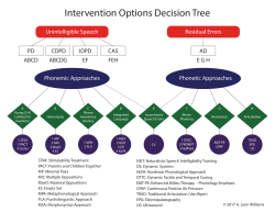 Intervention Options Decision Tree