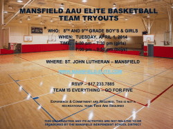mansfield elite basketball team tryouts