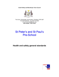 Health and safety general standards