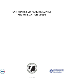 SFCTA Parking Supply and Utilization Study