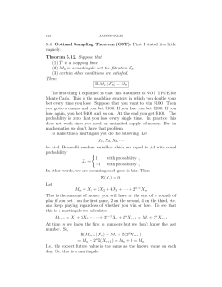 5.4. Optimal Sampling Theorem