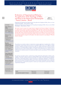 Evaluation of Organizational Behavior