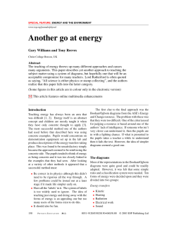 Another go at energy