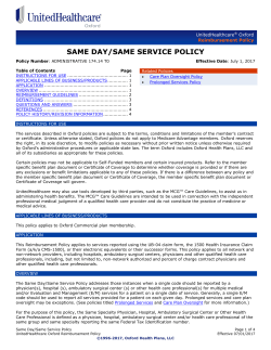 Same Day/Same Service