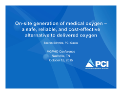 Oxygen 93 Presentation by Soeren Schmitz, PCI Gases