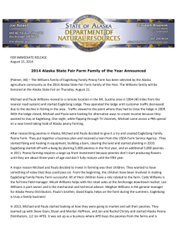Farm Family News Release