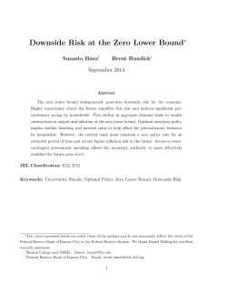 Downside Risk at the Zero Lower Bound