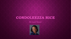 Condoleezza Rice