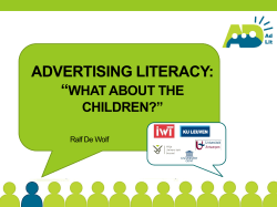 Advertising Literacy