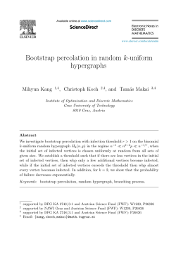 Bootstrap percolation in random k