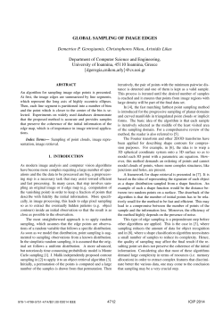 Global Sampling of Image Edges