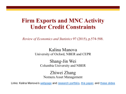 Credit Constraints, Heterogeneous Firms, and International Trade