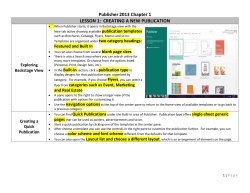 publication templates