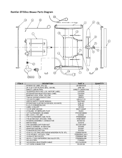 Ramfan EFi50xx Blower Parts Diagram