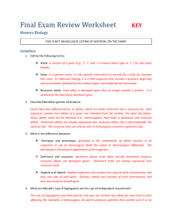 Honors Biology - LangdonBiology.org