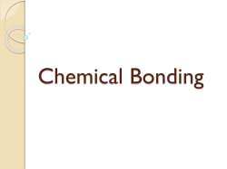 Chemical Bonding