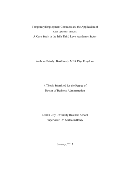 Temporary Employment Contracts and the Application of Real