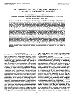 decomposition strategies for large