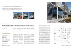 Modest building reflects philosophy of earth