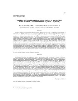 K&Euml;STERITE SERIES, Cu2FeSnS4 &ndash; Cu2ZnSnS4