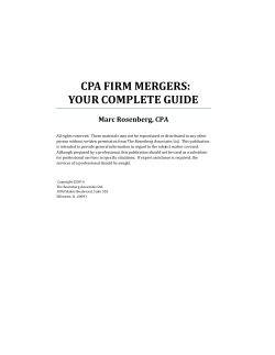 cpa firm mergers: your complete guide