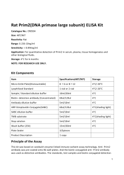 Mouse BDNF ELISA Kit