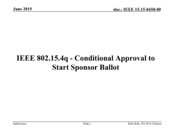 802-11 PAR Review - July 2014