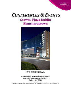 Conference Events Brochure