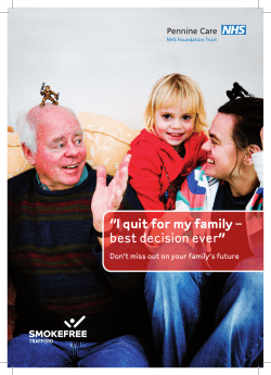 I quit for my family &ndash; best decision ever