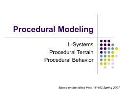 Procedural Modeling