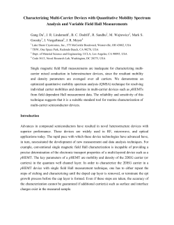 Characterizing Multi-Carrier Devices with Quantitative Mobility