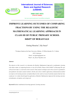 improve learning outcomes of comparing fractions by using the