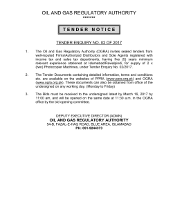 oil and gas regulatory authority