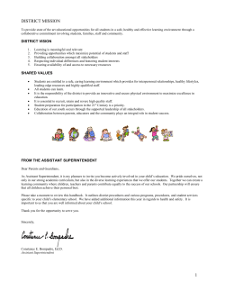 Elementary School Handbook - Marple Newtown School District