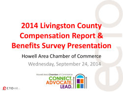 2014 Livingston County Compensation Report